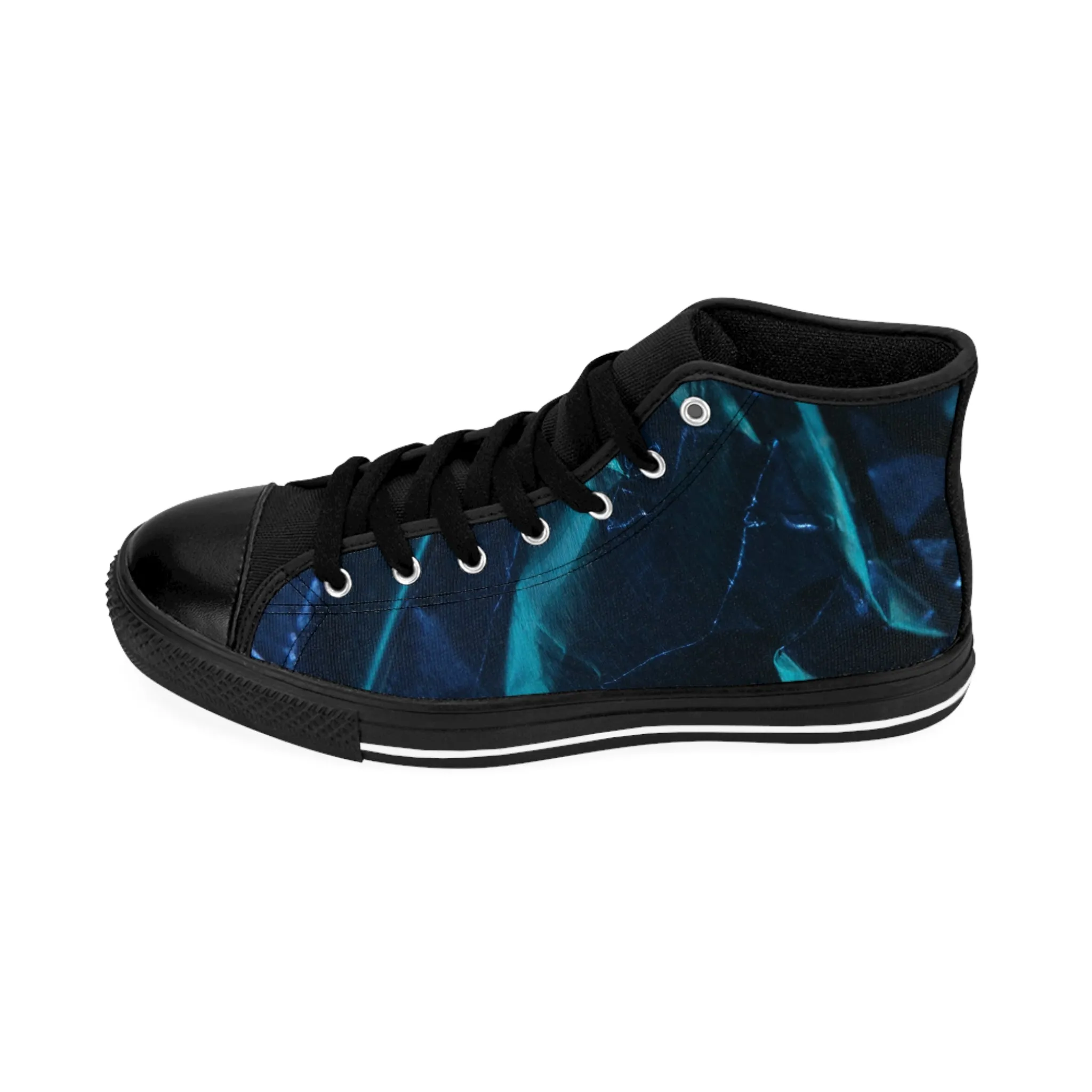 Blue Metalic - Inovax Women's Classic Sneakers