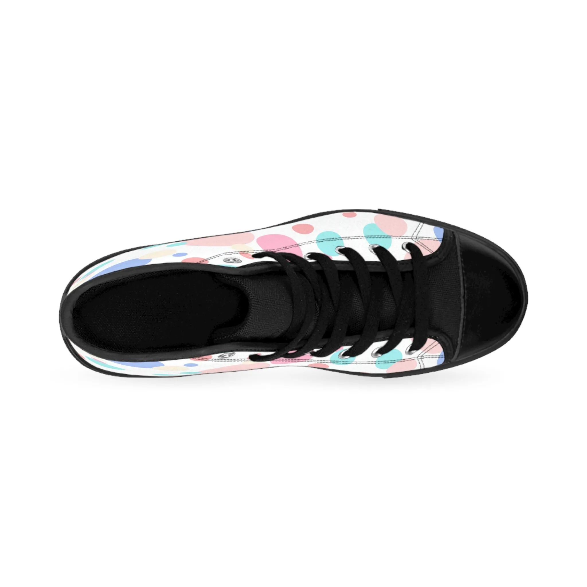 Colorful Bubbles Women's Classic Sneakers