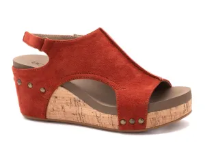 Corky's Suede Carley Wedges