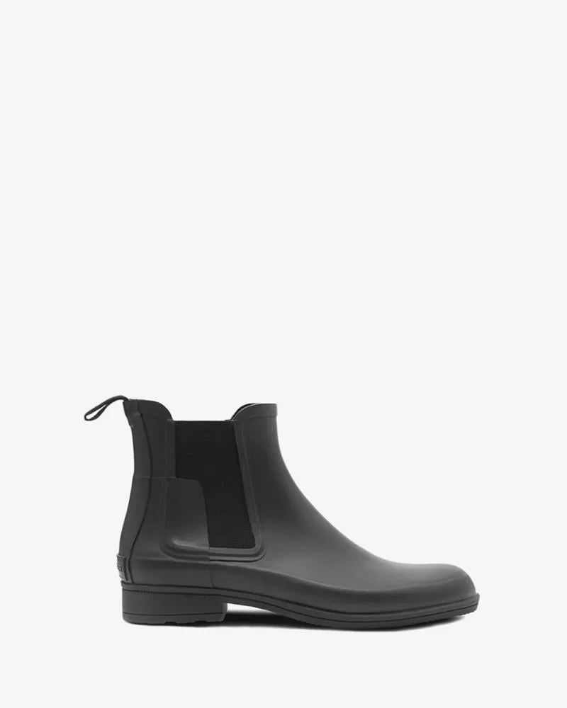 Hunter  Men's S Refined Chelsea Boot Black M