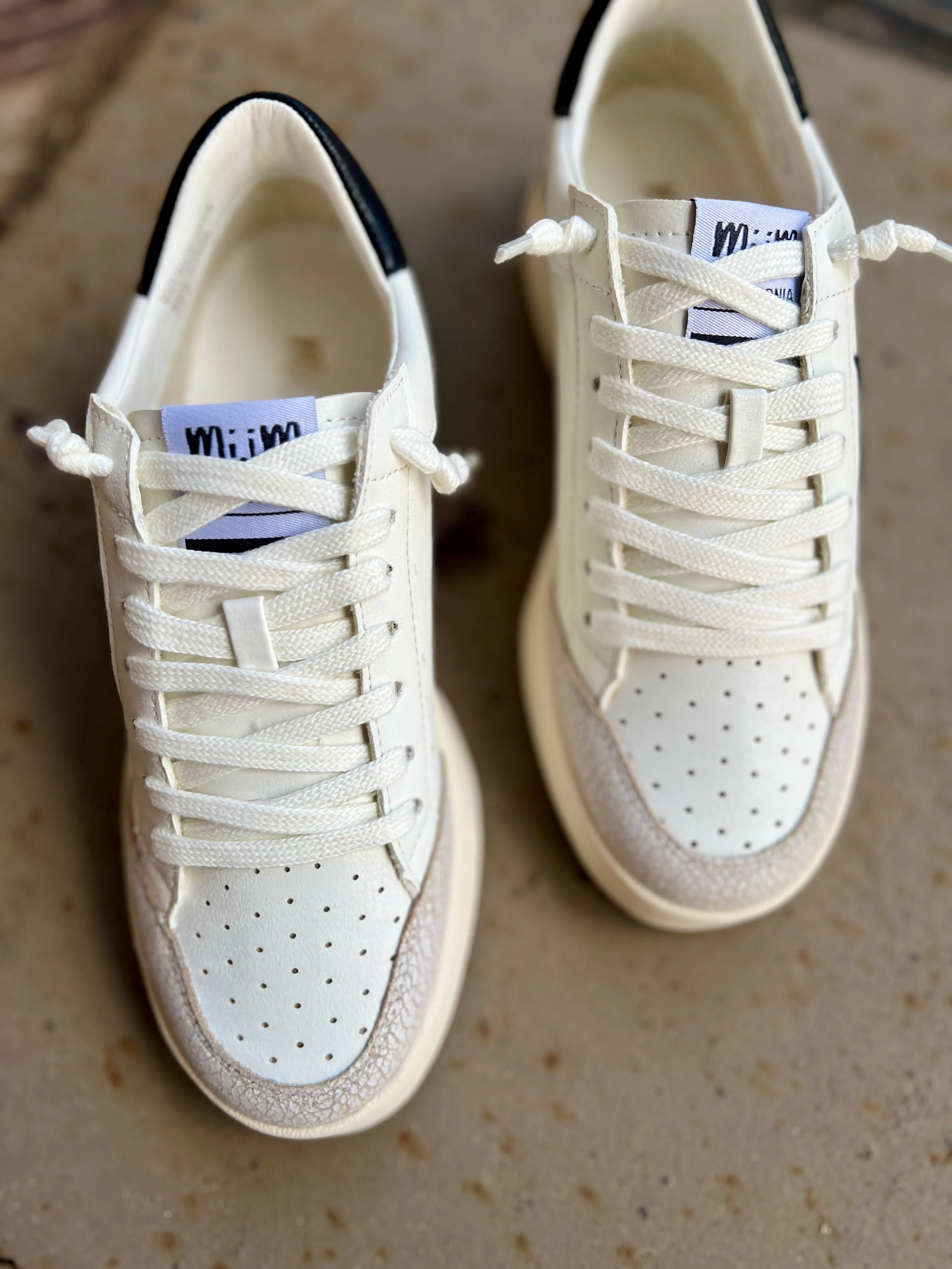 Juniper's White Star Sneakers