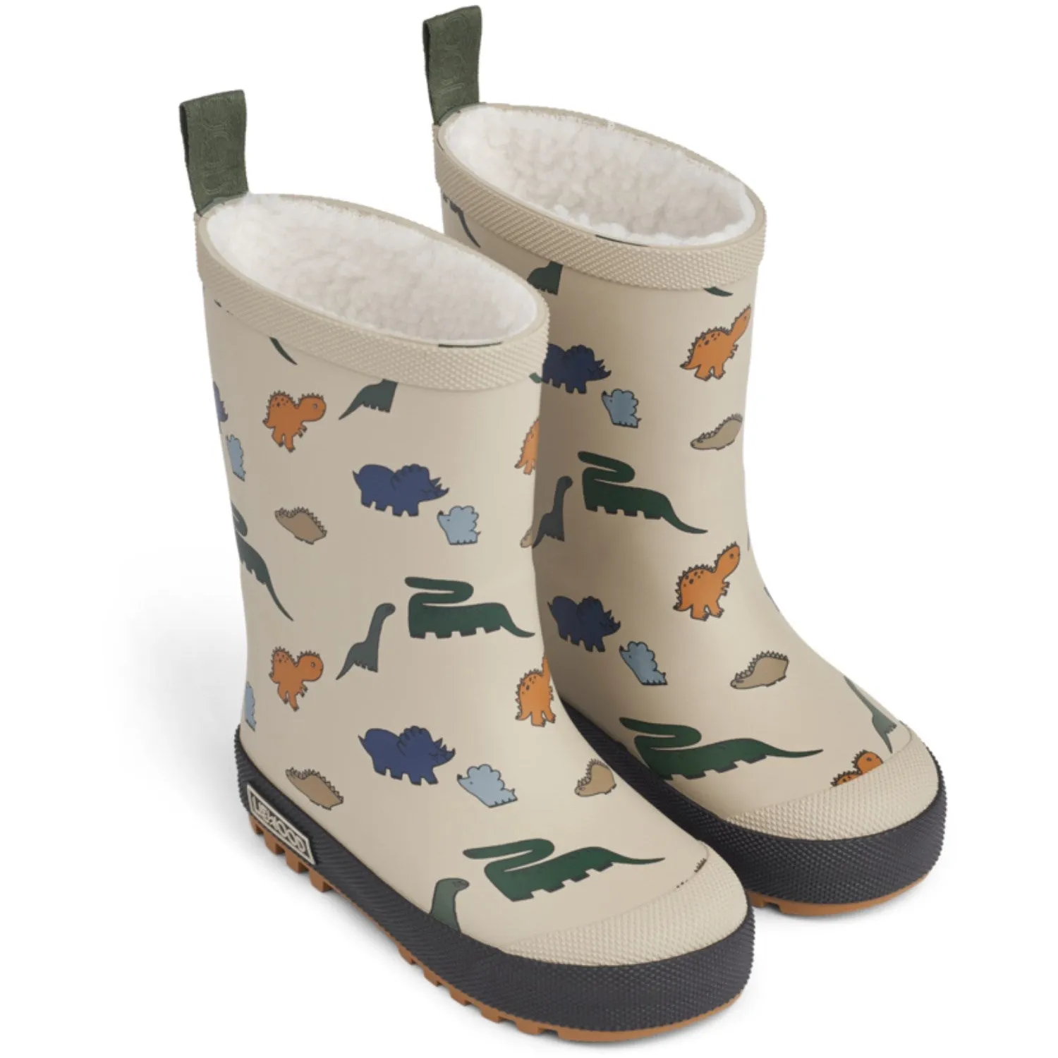 LieWood Dinosaurs / Mist Mason Thermo Rainboot