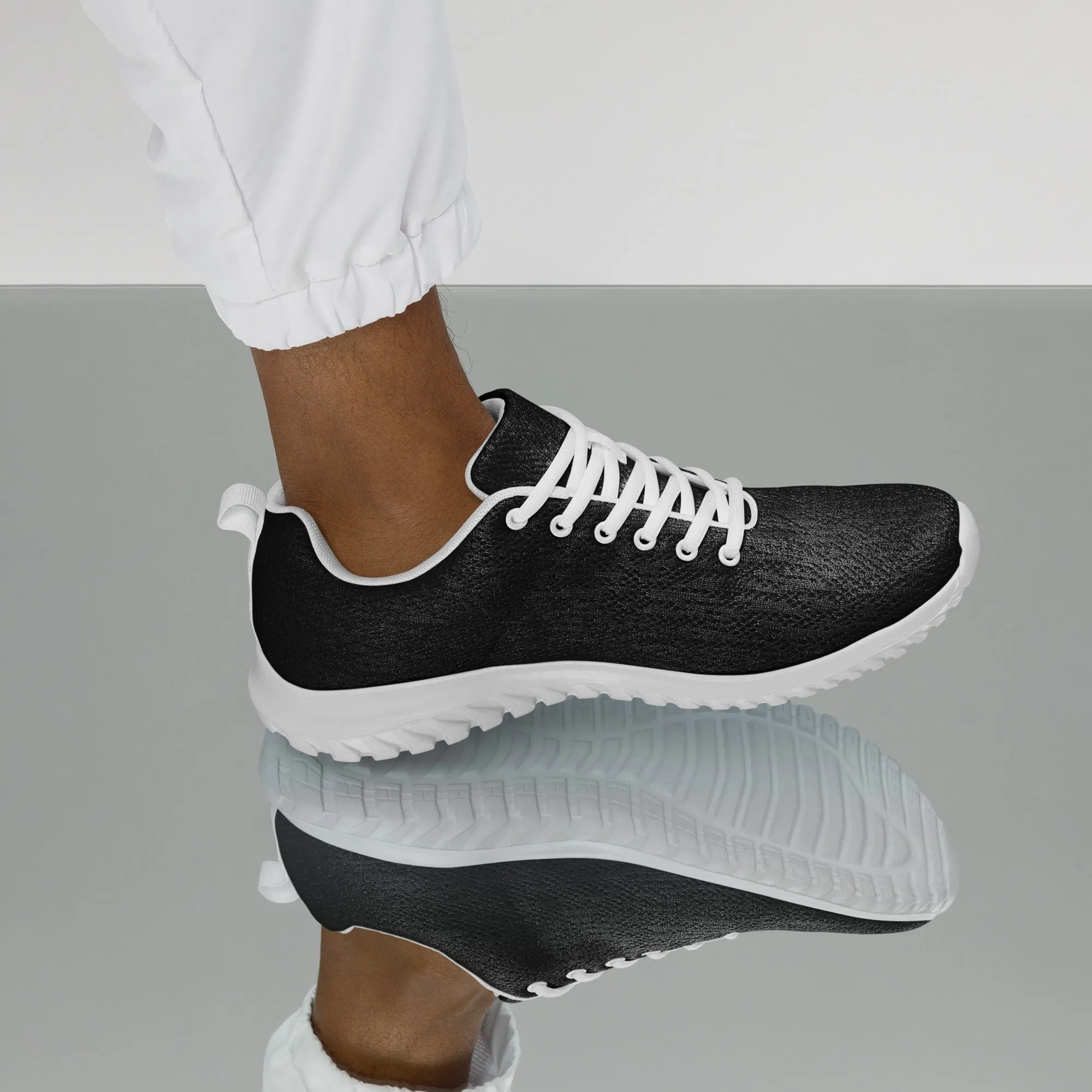 Men’s Black Athleisure Shoes with Extremely Stoked Epic Wave Logo