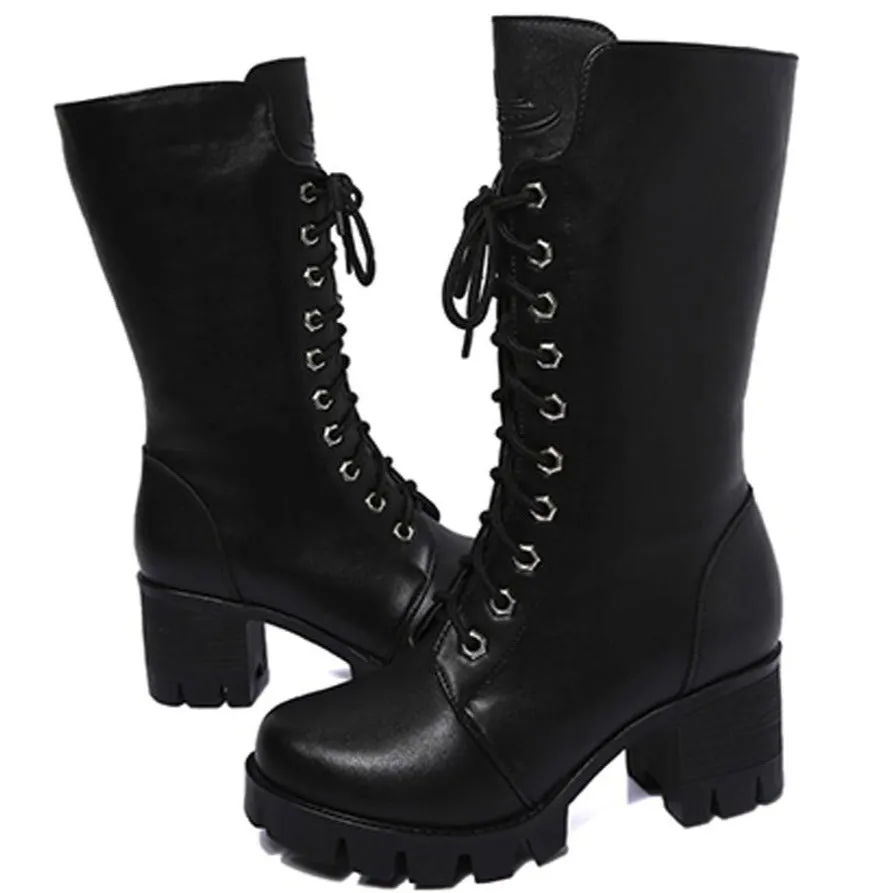 Military Madam Boots