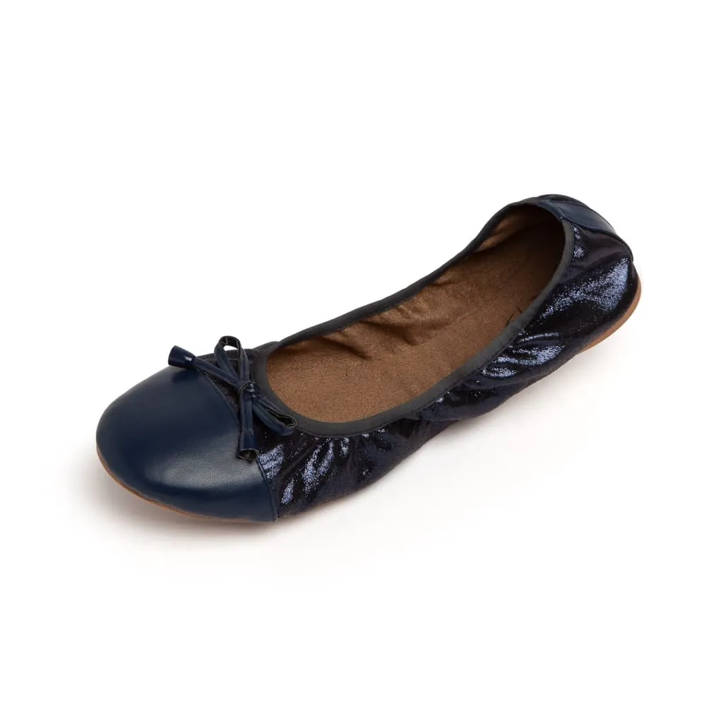 Premium Navy Blue Flats