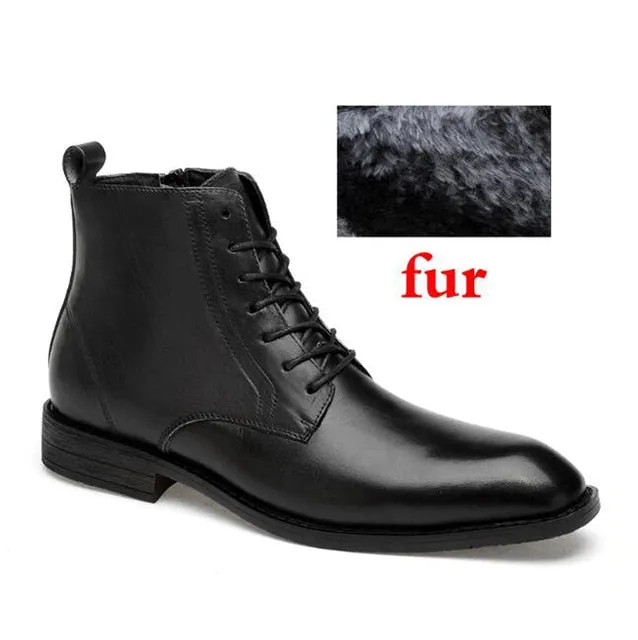 Professional Style Leather Business Boots