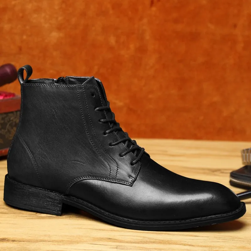 Professional Style Leather Business Boots