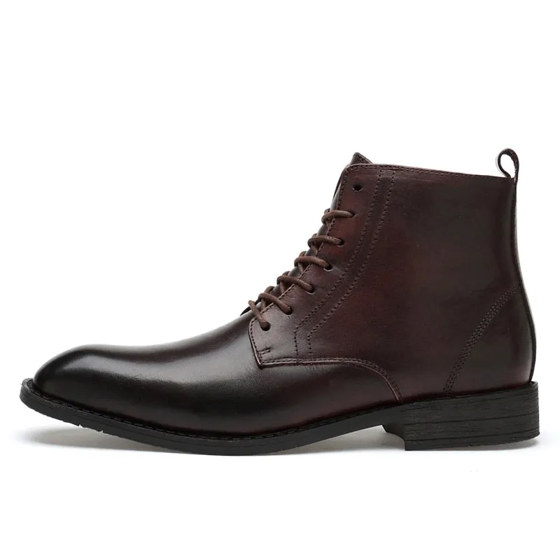 Professional Style Leather Business Boots