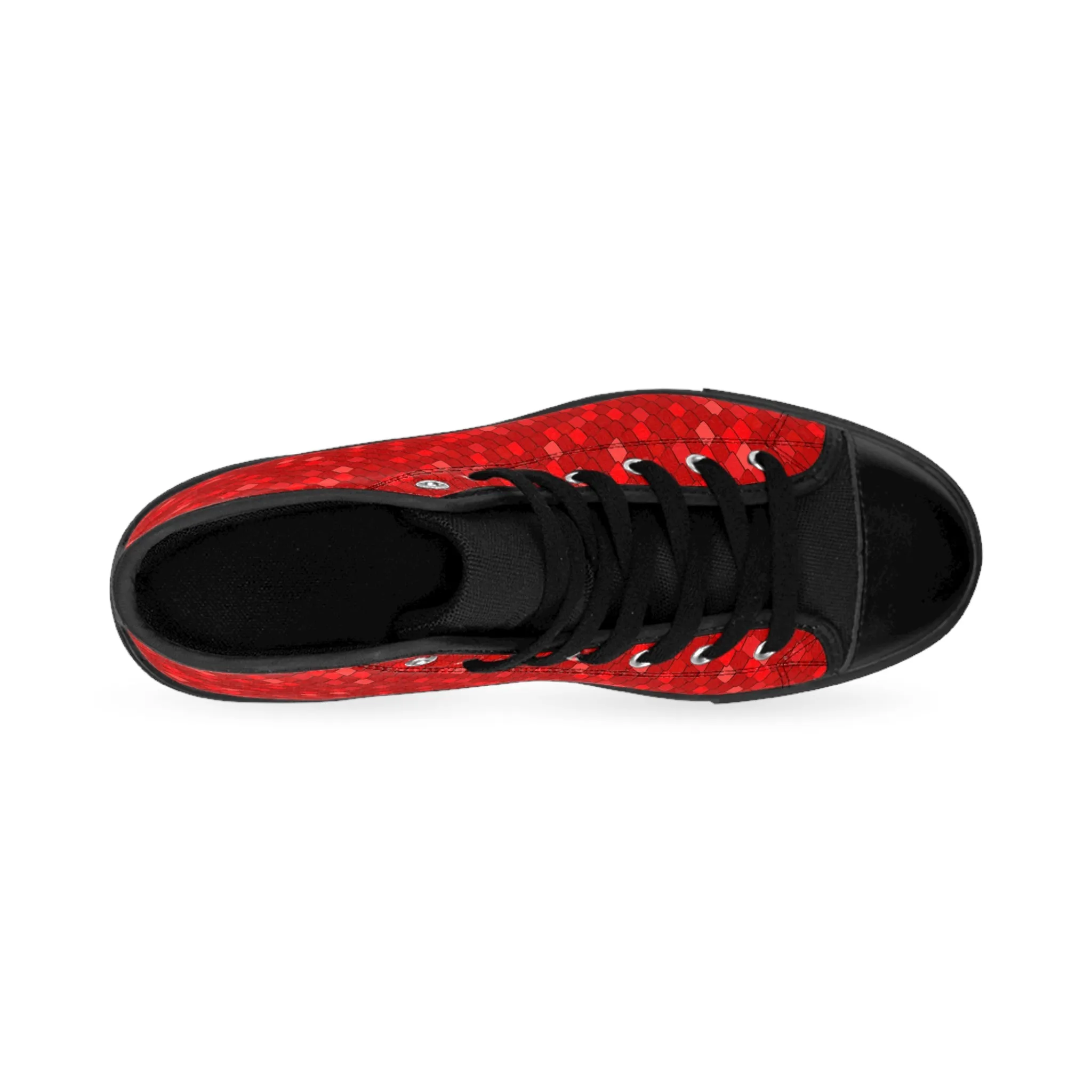 Red Dragon Scales Women's Classic Sneakers