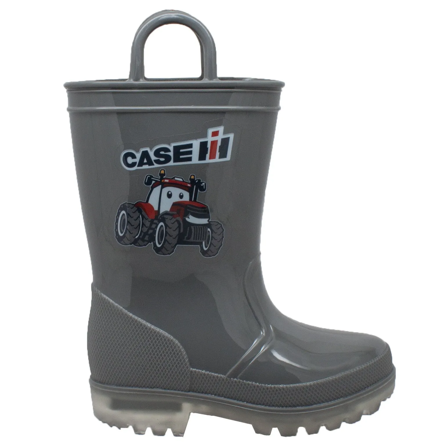 Toddler's PVC Boot with Light-Up Outsole Grey - CI-5010