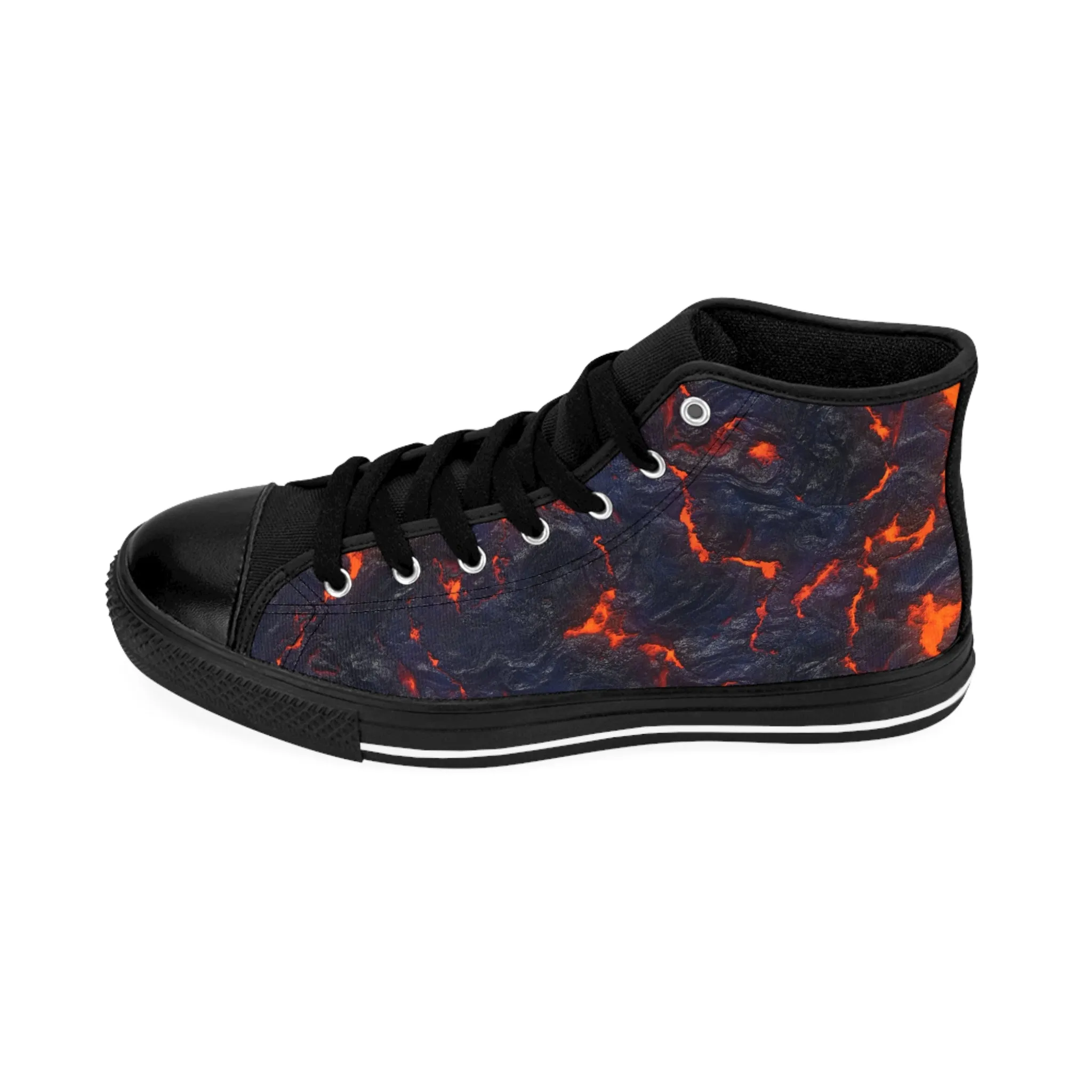 Volcanic Lava Women's Classic Sneakers