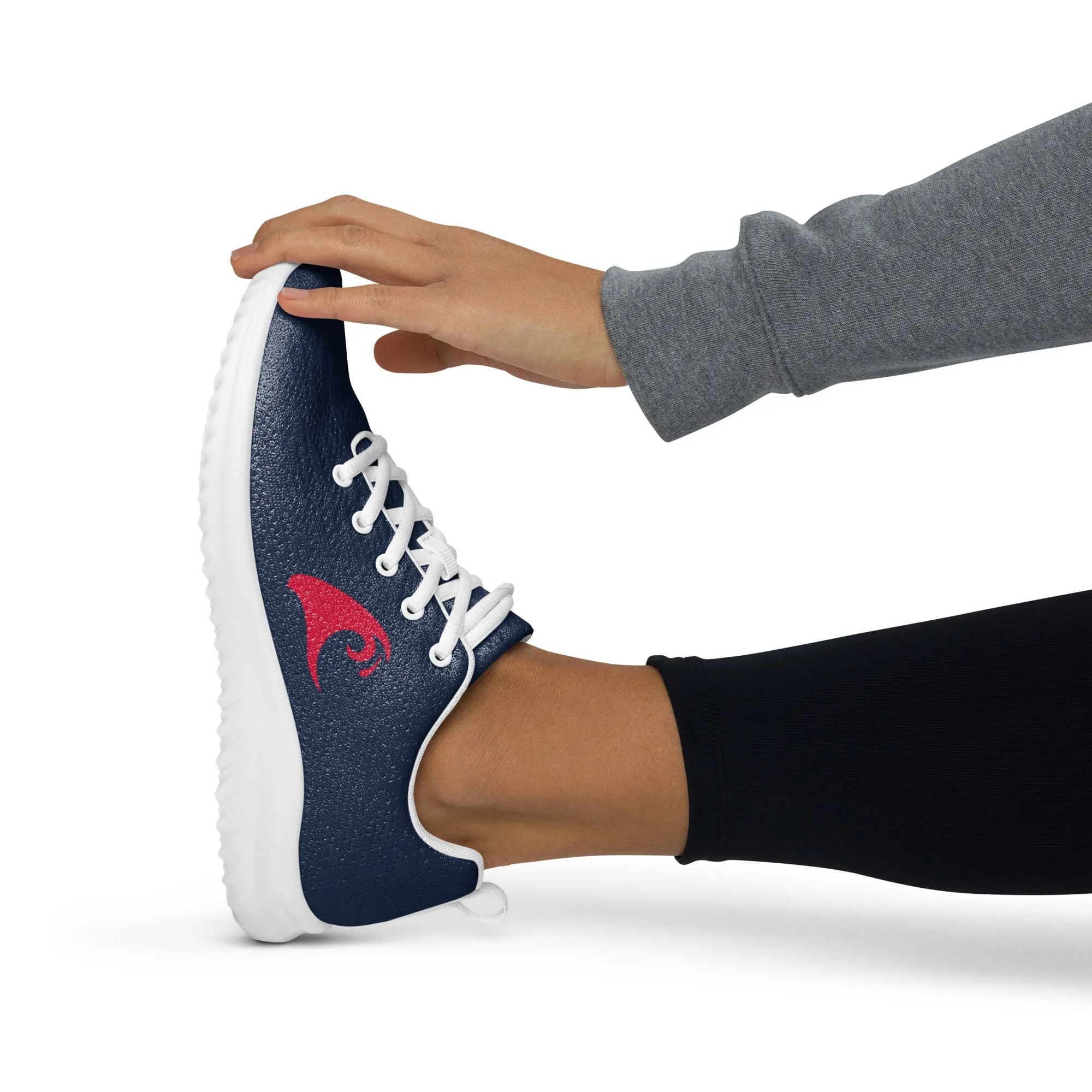 Women’s Navy Blue Athleisure Shoes with Red Extremely Stoked Epic Wave Logo