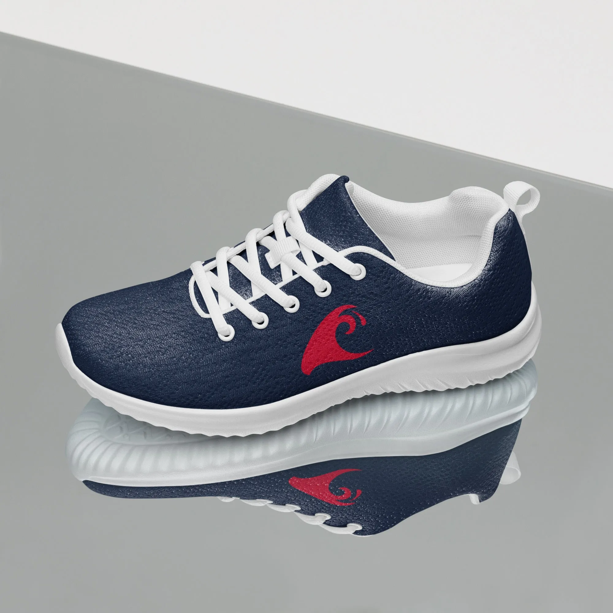 Women’s Navy Blue Athleisure Shoes with Red Extremely Stoked Epic Wave Logo