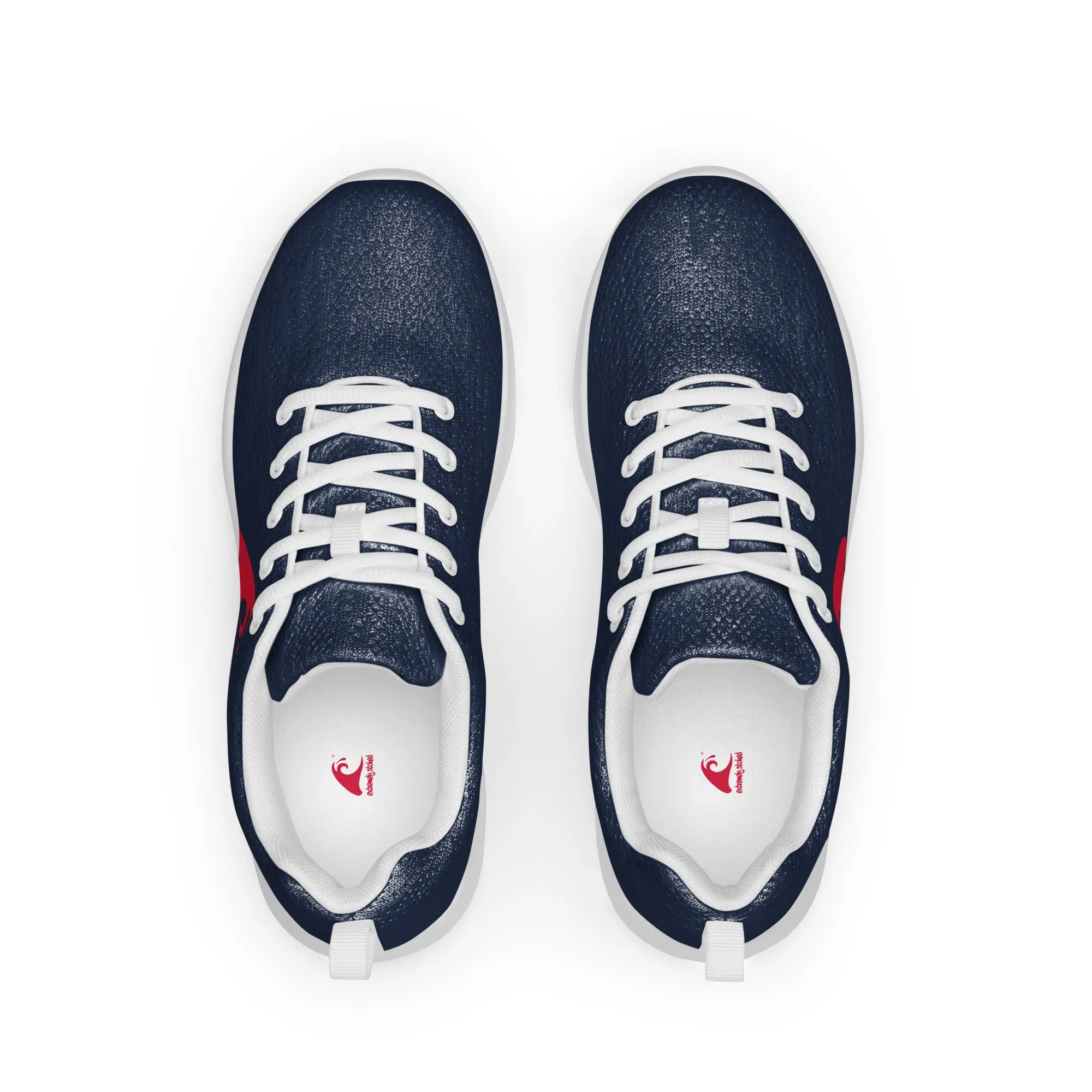 Women’s Navy Blue Athleisure Shoes with Red Extremely Stoked Epic Wave Logo